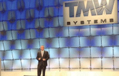David Wangler, chief executive officer of TMW Systems, spoke to 1,500 people during his keynote address at TransForum 2012.