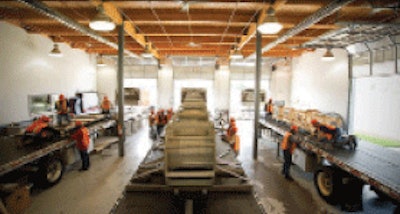 Maverick’s basic orientation lasts five days, and if the driver is working in the company’s flatbed division, load securement consists of another week of hands-on exercises at maverick’s training facility – and if they’re hauling glass, another week on top of that.