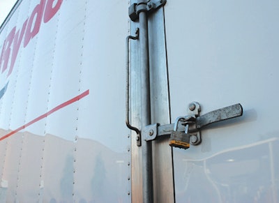 Fleets take many precautions to combat cargo theft, ranging from simple low-tech padlocks to high-tech telematics.