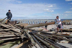 The Atlantic City, N.J., boardwalk was destroyed by Hurricane Sandy.