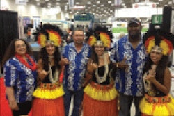 At GATS, Transport America’s recruiting team used hula dancers at its booth to promote a Hawaiian trip giveaway for anyone outside the company with a CDL.