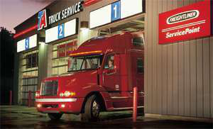 Freightliner Red Truck
