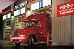 Freightliner Red Truck