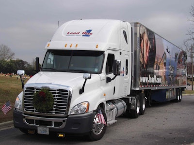 Two Load One trucks stopped at three Alabama cemeteries on Tuesday, Dec. 11, before heading to Louisiana for more deliveries.