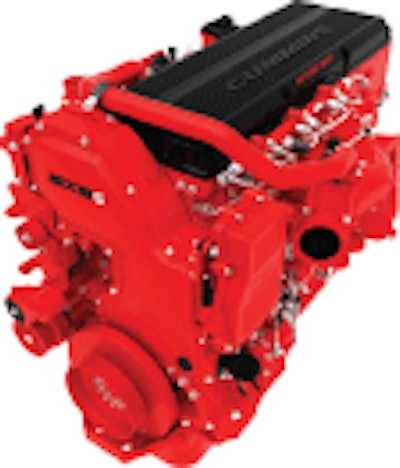 Ratings for Cummins’ 15-liter ISX15 engine range from 400 to 600 hp with a maximum 2,050 lb-ft of peak torque.