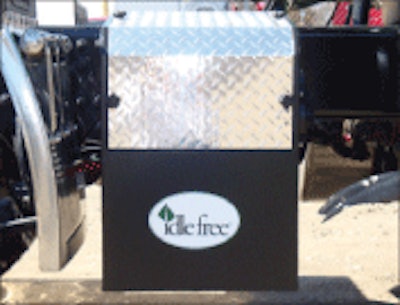 Idle Free’s APU systems can be installed at the option center for both new Mack and Volvo trucks.