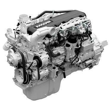 The 12.9-liter Paccar MX-13 Engine is standard in Kenworth and Peterbilt on-highway and vocational trucks.