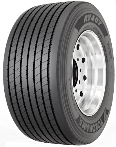Yokohama Ry407 Ultra Wide Base Trailer Tire