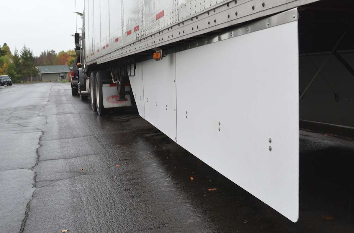 Utility trailer side skirt installation cheap