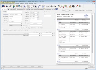 Arsenault Associates says Dossier Version 6.1, the latest edition of its fleet asset maintenance management software, offers enhancements at both the individual user and enterprise levels, including Arsenault’s Instant Recall repair histories.