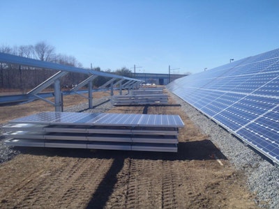 Pitt Ohio is installing solar panels at its terminal in East Windsor, Penn.