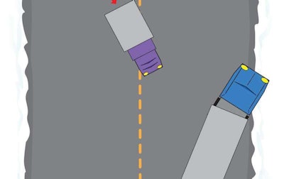 Avoiding a collision with an out-of-control dump truck, John Doe steered his tractor-trailer into a snow bank, snapping off part of his bumper. Was this a preventable accident?