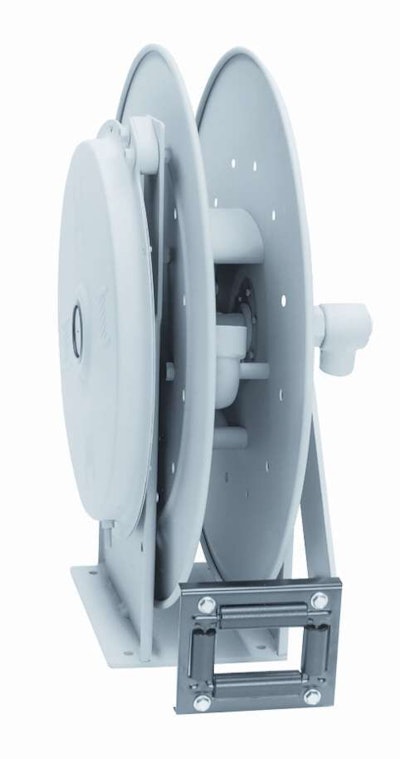Hannay Reels N800 Series industrial spring rewind hose reel