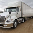 The International Pro Star+ Test Truck Was Nothing Special – Simply A Pearl White Daycab Tractor With A 500 Horsepower Cummins Isx15 Under The Hood