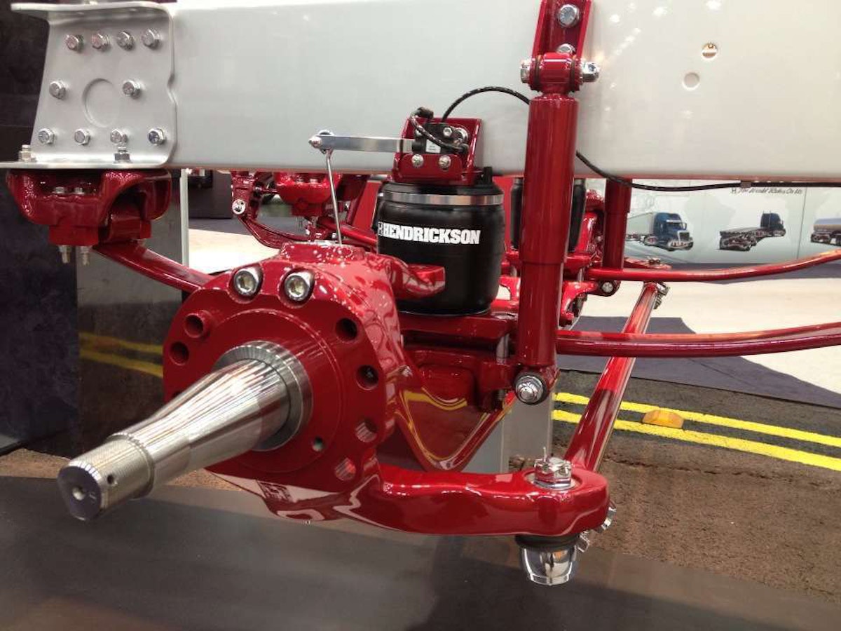 Hendrickson introduces rubber suspension, ‘shockless’ suspension