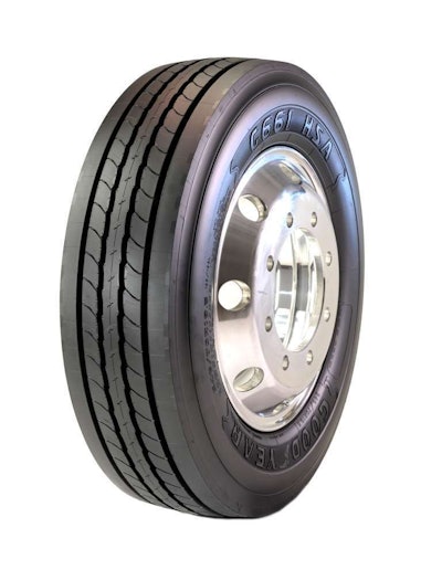 Goodyear G661 HSA 19.5-inch P&D tire