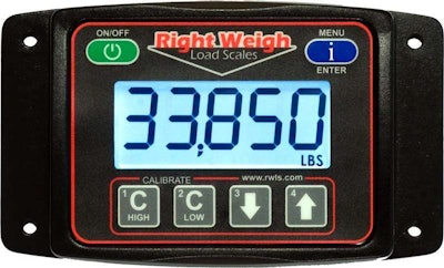 Right Weigh’s E-Z Weigh electronic scales are designed for drivers to check weights to maximize payload and see if their axle weights are safe and legal.