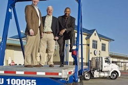 From left: Chris Cooper, chief operations officer; Richard Bailey, Boyd Bros. president; Cory Gilliard, intermodal director