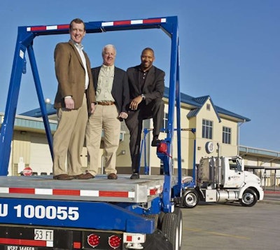 Chris Cooper, left, says that driver health and wellness is one of the top issues for Boyd Bros. Transportation
