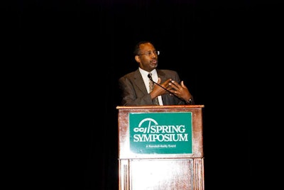 Dr. Benjamin Carson speaks at the 2013 CCJ Spring Symposium in Birmingham, Ala.