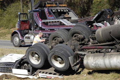 truck wreck csa