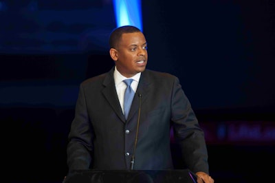 Charlotte Mayor Anthony Foxx, the nominee for the open Secretary of Transportation spot in President Barack Obama’s Cabinet, speaks at the Democratic National Convention last fall.