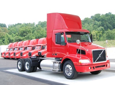 Volvo Trucks North America says that as the natural gas movement in trucking grows, some weight and length waivers will be granted for fleets willing to invest in natural gas trucks such as its VNM daycab.