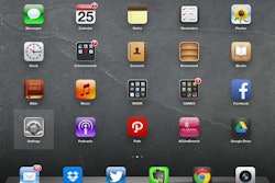 Settings Button Highlighted On I Pad Home Screen