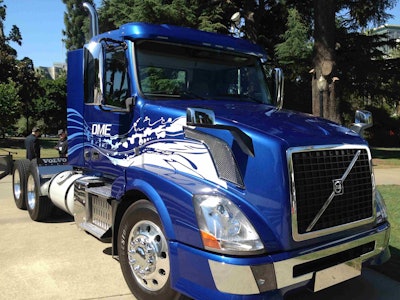 Thursday, Volvo became the first manufacturer to announce plans to commercialize DME-powered heavy-duty commercial vehicles in North America.