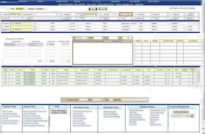 Aljex Software’s web-based TMS system for brokers.