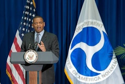 Transportation Secretary Anthony Foxx speaks at his swearing in. (DOT photo)