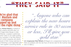 The Pilot Flying J settlement is praised in the Arkansas Trucking Repot.