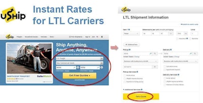 Instant Rates for LTL Carriers - Step 1-2