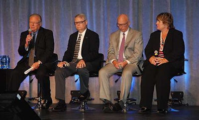 Panelists at the 2013 Commercial Vehicle Outlook Conference talk about the role safety technology will play in compliance, productivity and profitability over the next decade.
