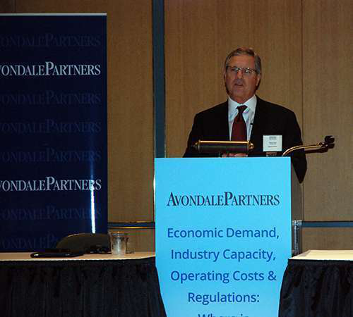 Stephen Selig at the Avondale Partners session in Dallas.