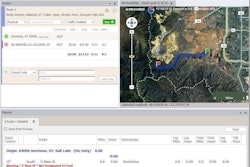 ALK’s PC Miler, version 27, warns the route is not safe for a 53-foot trailer