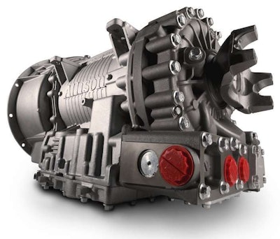 Allison’s automatic transmission features fluid drive and a torque converter. Adherents argue these provide 100 percent power and double rim pull, making them ideal for vocational applications.