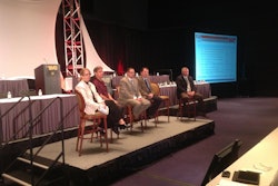 FMCSA Administrator Anne Ferro; Maverick Transport VP Mike Jeffres; Wal-Mart Transportation Regional Maintenance Manager Eric Benge; Con-way Freight Maintenance Director Tim Staroba; D&D Sexton Maintenance Director Ed Boles; and Pennsylvania State Police Corporal Richard Koontz made up the “CSA and its impact on maintenance” panel discussion held at the Technology and Maintenance Council meeting in Pittsburgh this week.