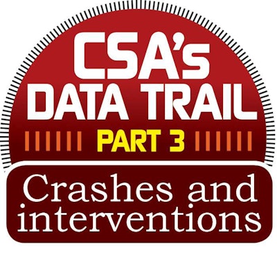 Related to this story is CCJ’s in-depth coverage of CSA and its data through the first two-years of its existence. Click here to read “Crackdown: FMCSA’s putting extra muscle into shutting down truck fleets”