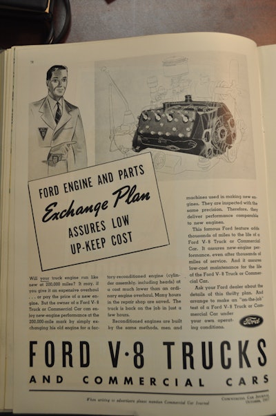 In spite of the crippling Great Depression, the 1930s were a time of tremendous innovation and technological advances in the trucking industry. In hindsight, on of the most far-reaching new products to appear was the Ford V-8 gasoline engine. By the early ’30s, Ford was foundering as an automotive leader, offering designs that were widely regarded as uninspired or downright obsolete. The V-8 engine changed all that — and remains a mainstay in both automotive and trucking to this day.