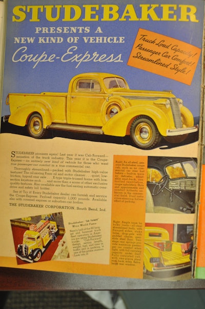 Studebaker was another important American truck brand. The company never built heavy-duty vehicles, but it had a good reputation for tough, dependable light-duty trucks that were common in urban delivery applications.