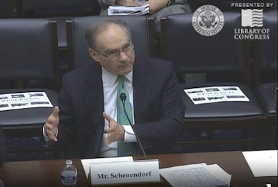 Jack Schenendorf testifies Oct. 10 before the Panel on 21st Century Freight Transportation.