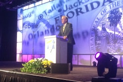 Former Florida Gov. Jeb Bush talked U.S. tax policy, energy policy, education policy and economic growth at the American Trucking ASsociations Management Conference & Exhibition in Orlando, Fla., Monday, Oct. 21.
