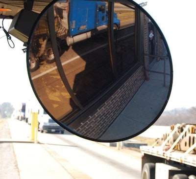 mirror truck inspection