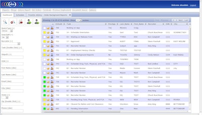 Ships Driver Recruiting from EBE Technologies automatically tracks the status of driver applicants