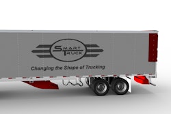 The SmartTrucks UT6-Plus system includes its undertray, a rear air deflector, two fairings on the back of the truck and a roof fairing.