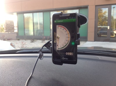 PedalCoach is a digital gauge that trains drivers how to optimize throttle input and gear selection.