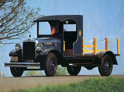Al Koenig of Rochester, Minn., occasionally shows his 1928 Kenworth Model VS107 at shows across the United States. When he owned Midwest Specialized Transportation, a company driver found the truck during a chance stop near Sedro Woolley, Wash., in 1976. Koenig said the restoration work on that 1928 Kenworth took his company’s master mechanic and professional restoration shop about 5 years to complete. The Kenworth VS107, which is named after Vernon Smith, Kenworth’s legendary sales manager from 1922 to 1952, typifies the type of truck Kenworth built in those early years. The flatbed body was fabricated in Chicago and shipped to Kenworth’s Mercer Street plant in Seattle for final assembly of the truck with a gasoline-powered Continental engine.