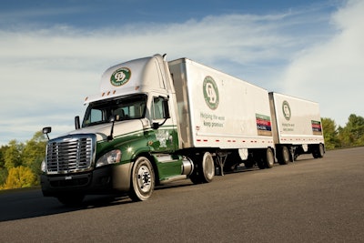 The current 28-foot minimum for double trailers will not be changed by the FAST Act highway bill.