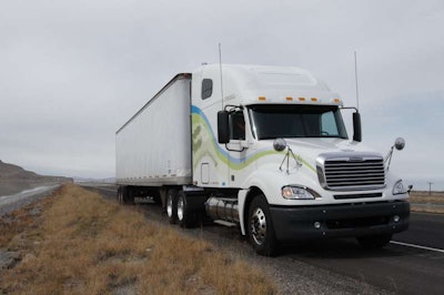 The Freightliner Cascadia driven in CCJ’s drive test.